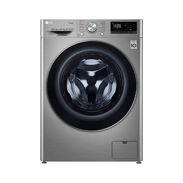 Machine à laver LG - F4V5RGP0W - Lavage 10.5Kg / Séchage 7kg - 14 cycles -  Vapeur
